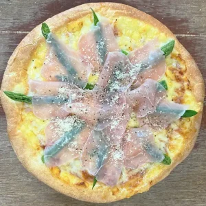 生ハムとアスパラ