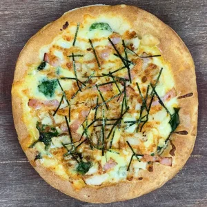 もちもち明太子とほうれん草
