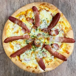 ミートソースのあらびきソーセージ
